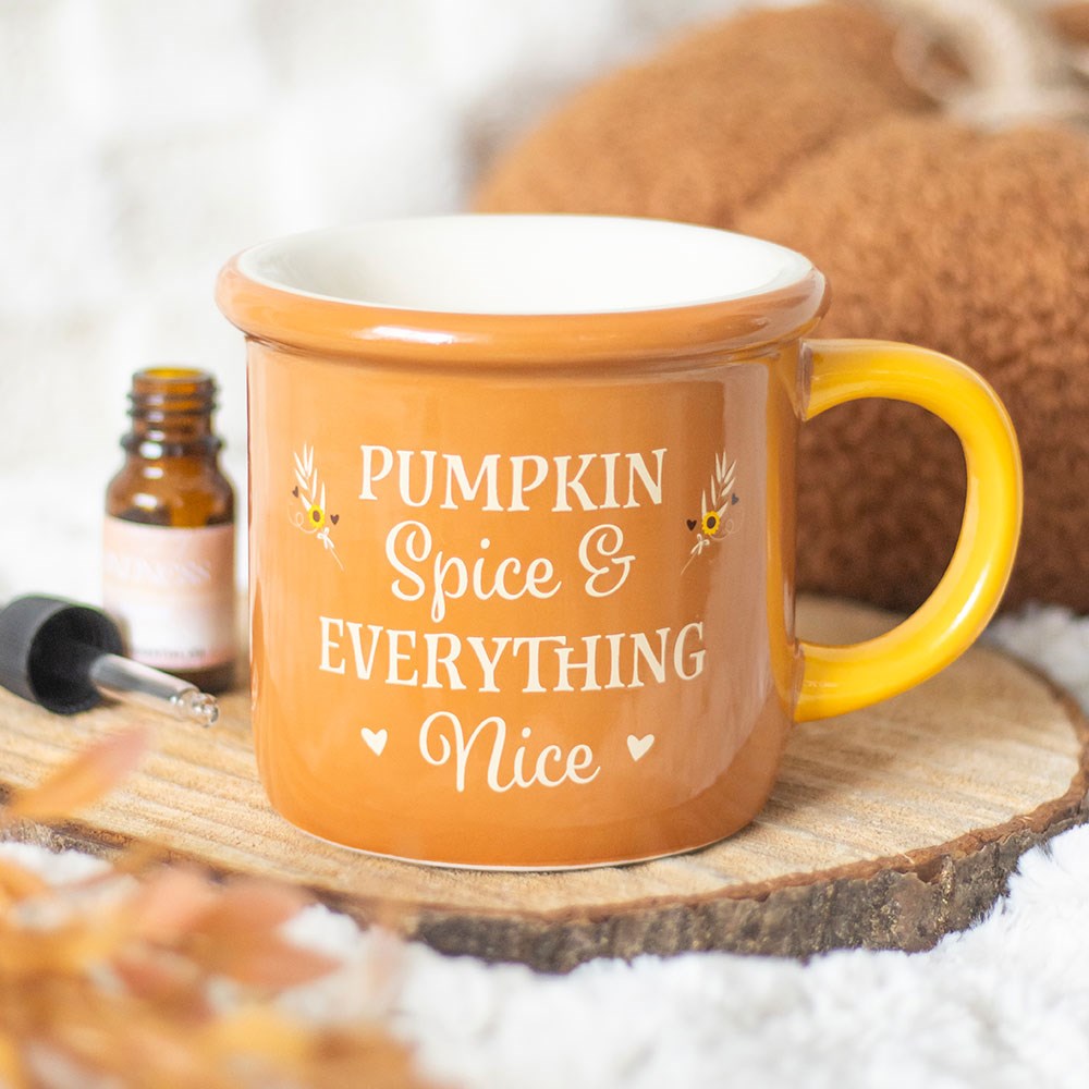 Quemador taza otoño