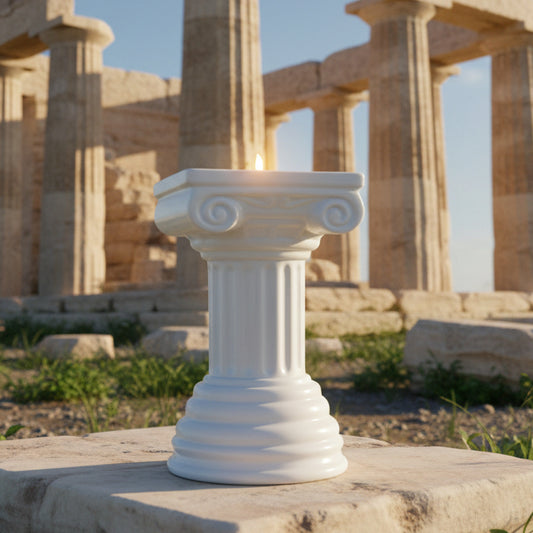 Quemador columna griega