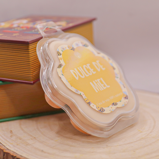 Wax melt patita "dulce de miel"
