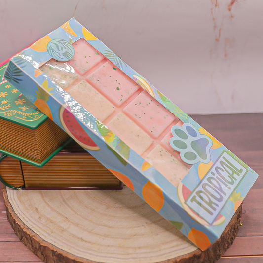 Wax Melt tableta de chocolate grande "tropical"