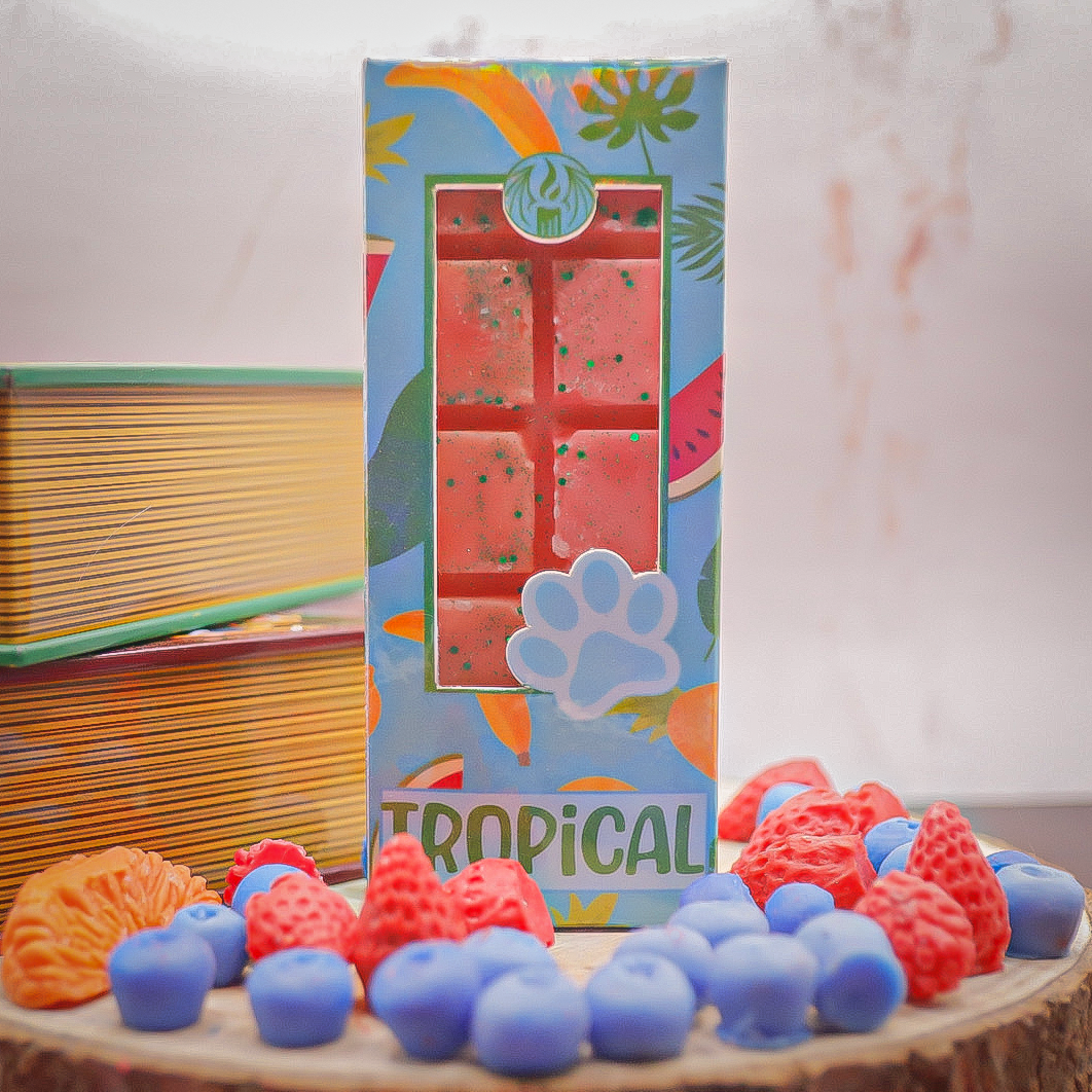 Wax melt tableta de chocolate pequeña "tropical"