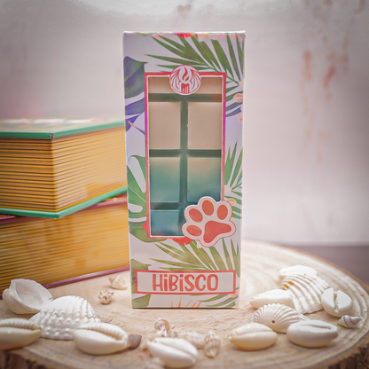 Wax melts formato tableta pequeña "hibisco"