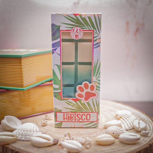 Wax melts formato tableta pequeña "hibisco"