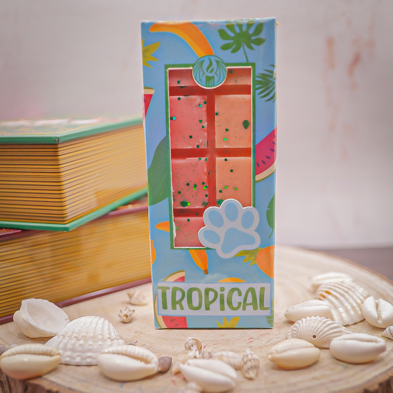 Wax melt formato tableta pequeña "tropical"