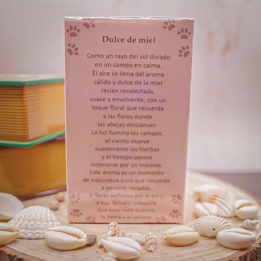 Wax melt formato caja de cereales "dulce de miel"